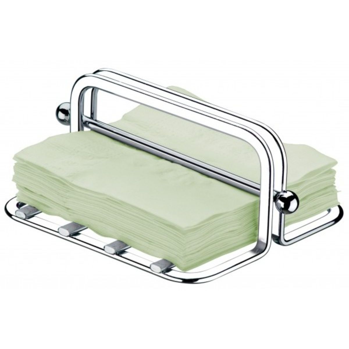 FUTURE - Servilletero con barra Capriccio Future plata