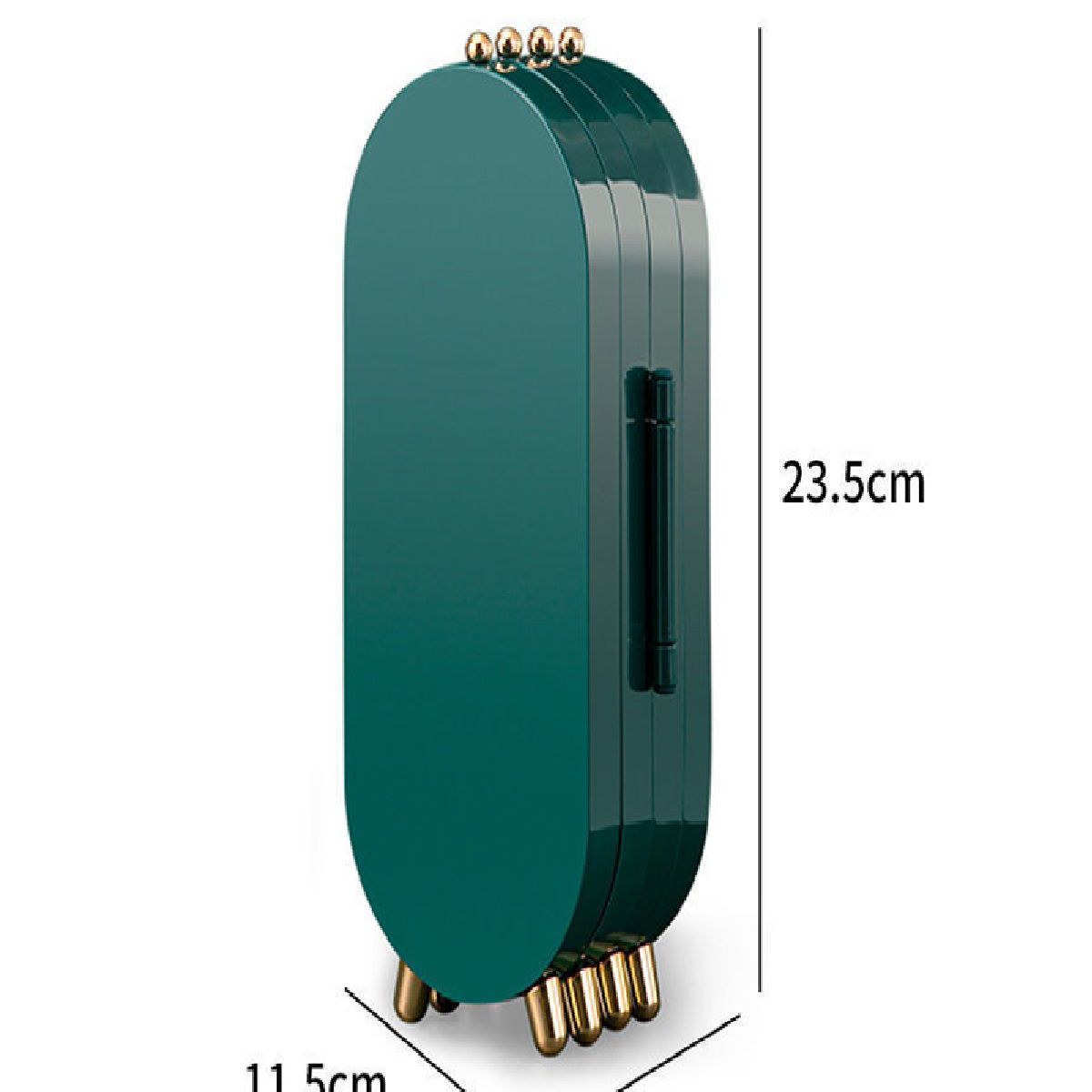 GENERICO - Joyero Plegable Organizador de Joyas Collar Aretes Anillos