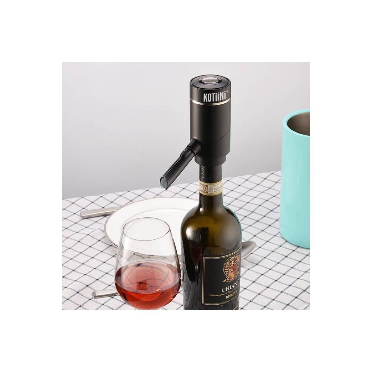 KOTIINI - Aireador y Dispensador vino automático recarga USB Kotiini