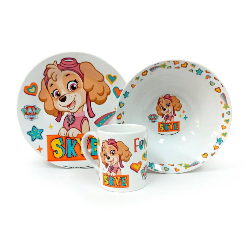 SCOOL - Set ceramica x3 piezas bowl+plato+taza - sky