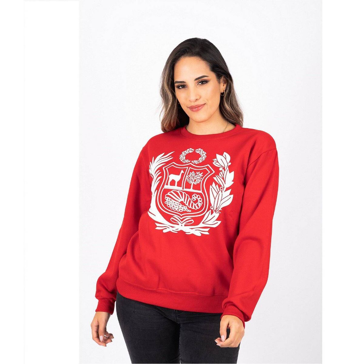 PYT - Polera Polerón Algodón Franela Escudo Nacional Perú Mujer