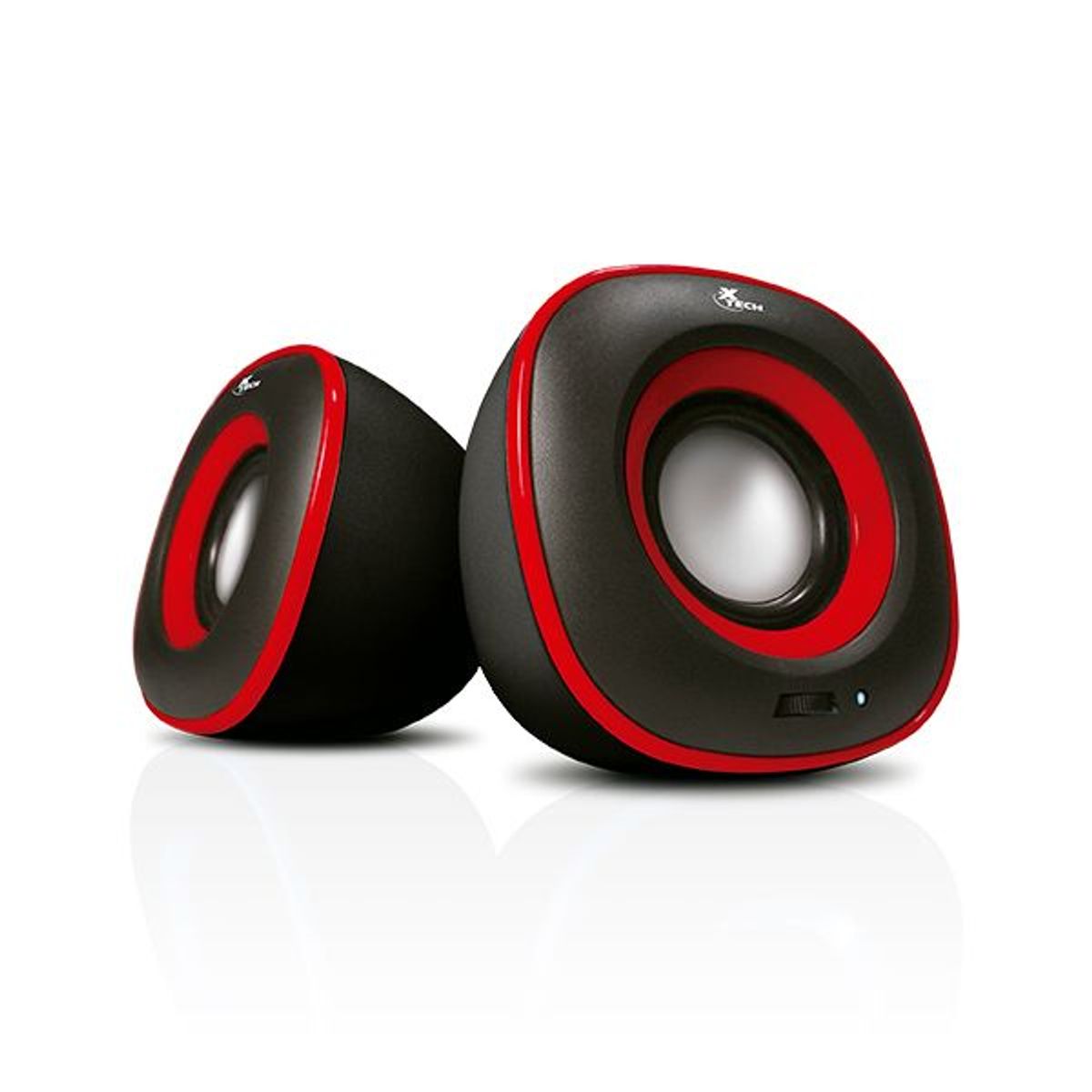 XTECH - Xtech Spekter Parlantes USB 2.0 6W Cableado 3.5mm - XTS-115RD