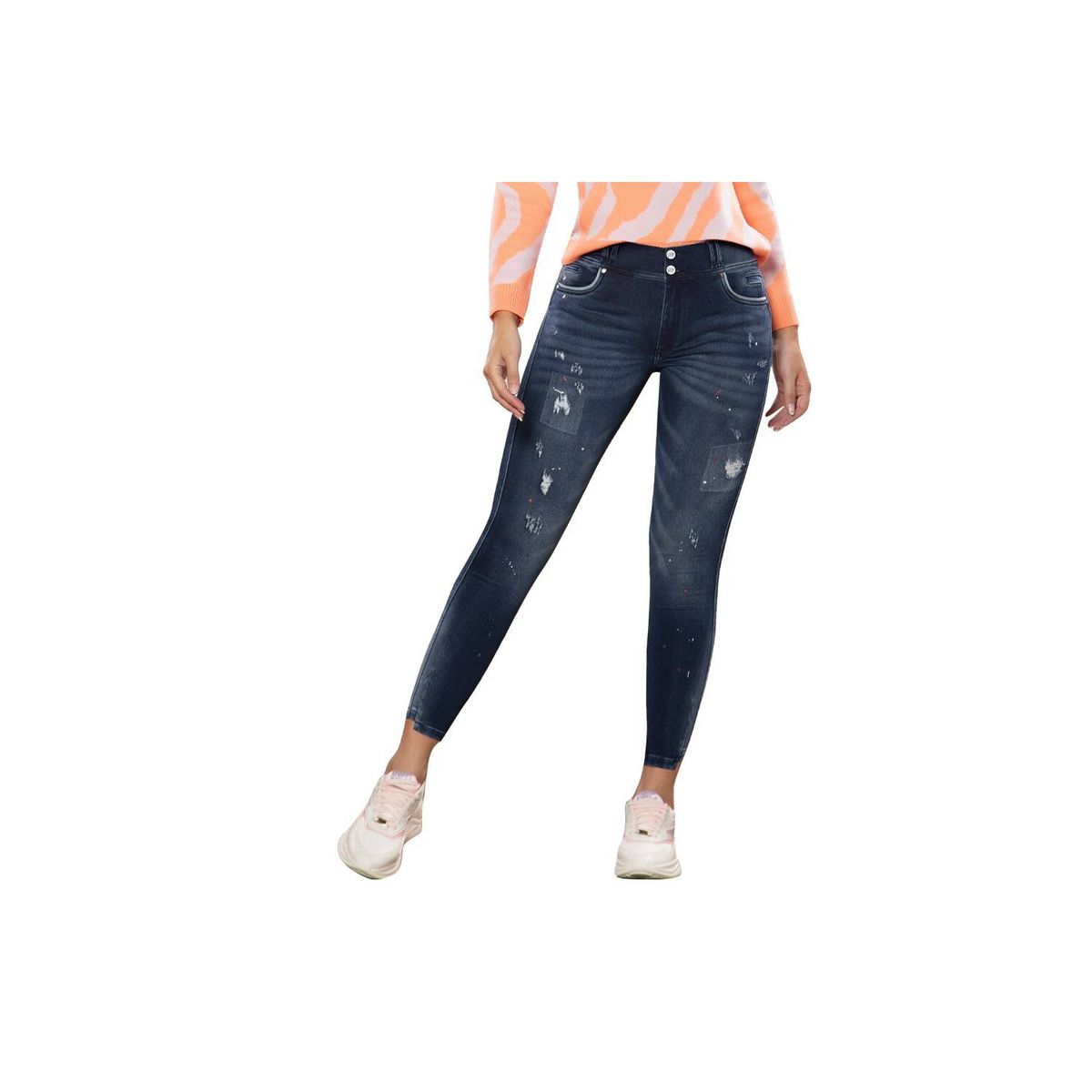 T&T - Jean cropped colombiano levanta cola wanda tyt