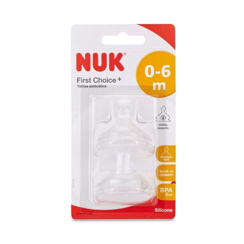 NUK - Tetina Silicona Nuk Para Agua First Choice Talla S 0-6 meses