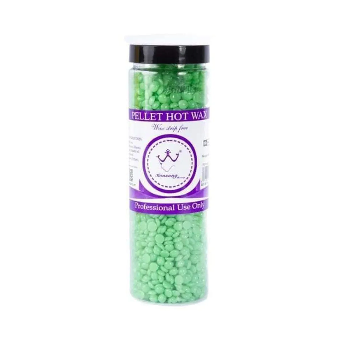 GENERICO - Cera depilatoria granulada 400g cera para depilar verde
