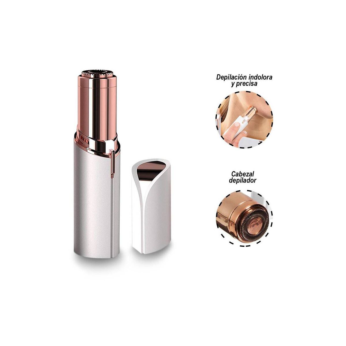 GENERICO - Depilador Facial  Sasaru Recargable Indoloro Y Portátil