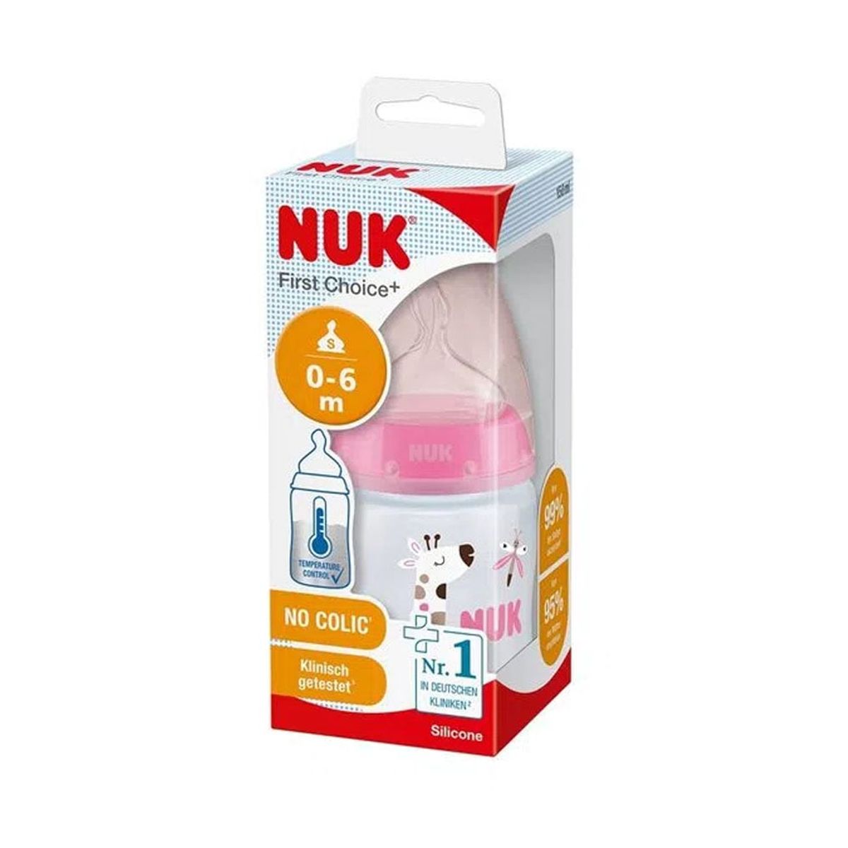 NUK - Nuk Biberón First Choice  PP CT 150ml Niña