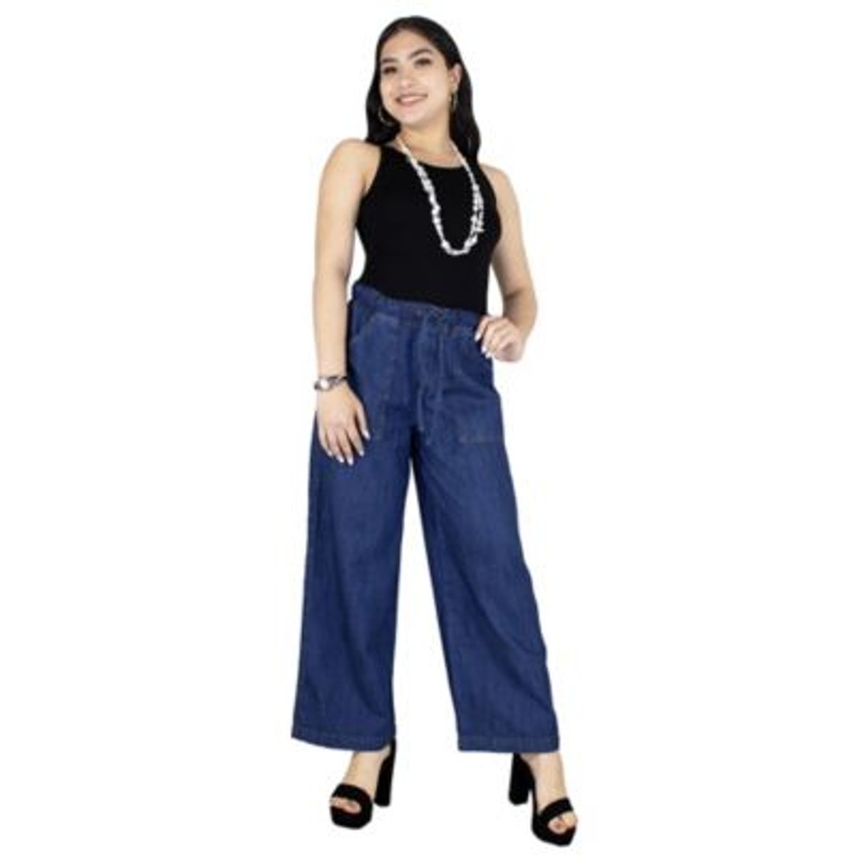 TANSY - Pantalón Palazo para mujer - Alessia -