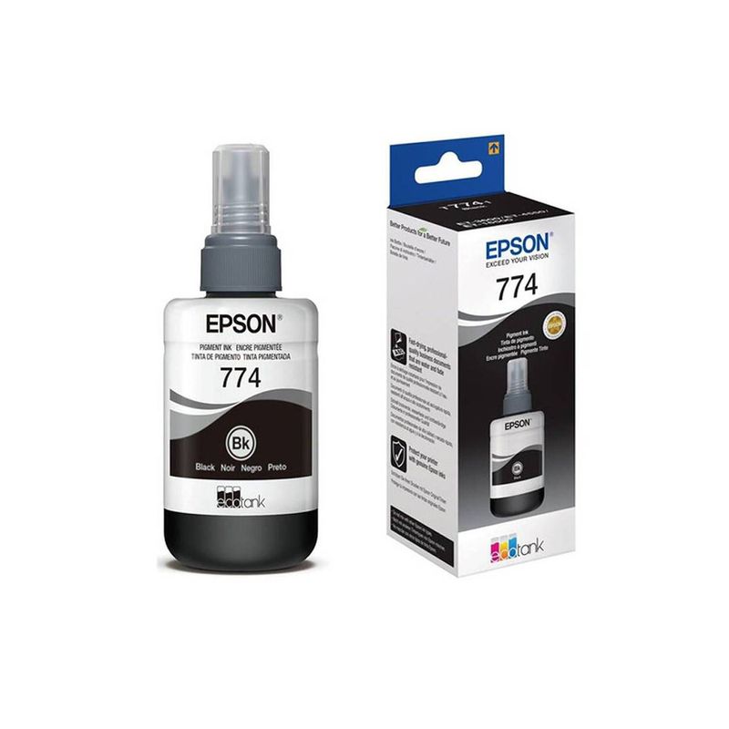 EPSON - Botella de Tinta Epson T774120-AL Negro Original