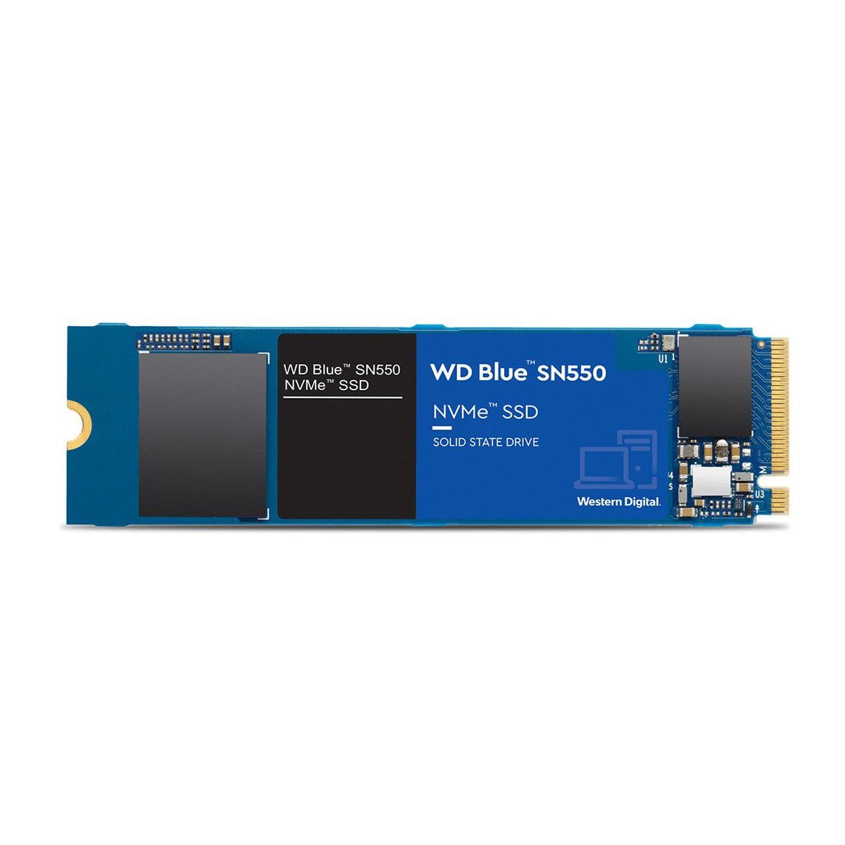 WESTERN DIGITAL - Disco WD Blue SN550 1TB NVMe SSD Gen3 x4 PCIe - WDS100T2B0C