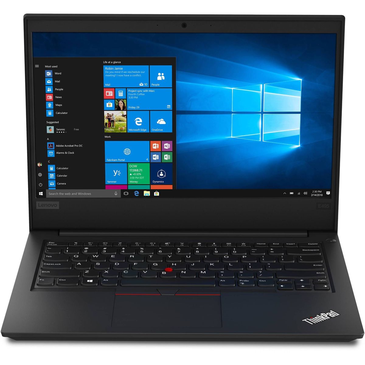 LENOVO - Lenovo ThinkPad E495 AMD Ryzen 7 3700U 8GB 512GB SSD W10P - 20NES17500