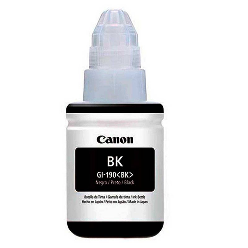 CANON - Botella de Tinta Canon GI-190BK Negro Original