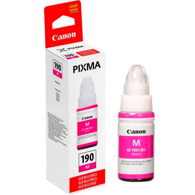 CANON - Botella de Tinta Canon GI-190M Magenta Original