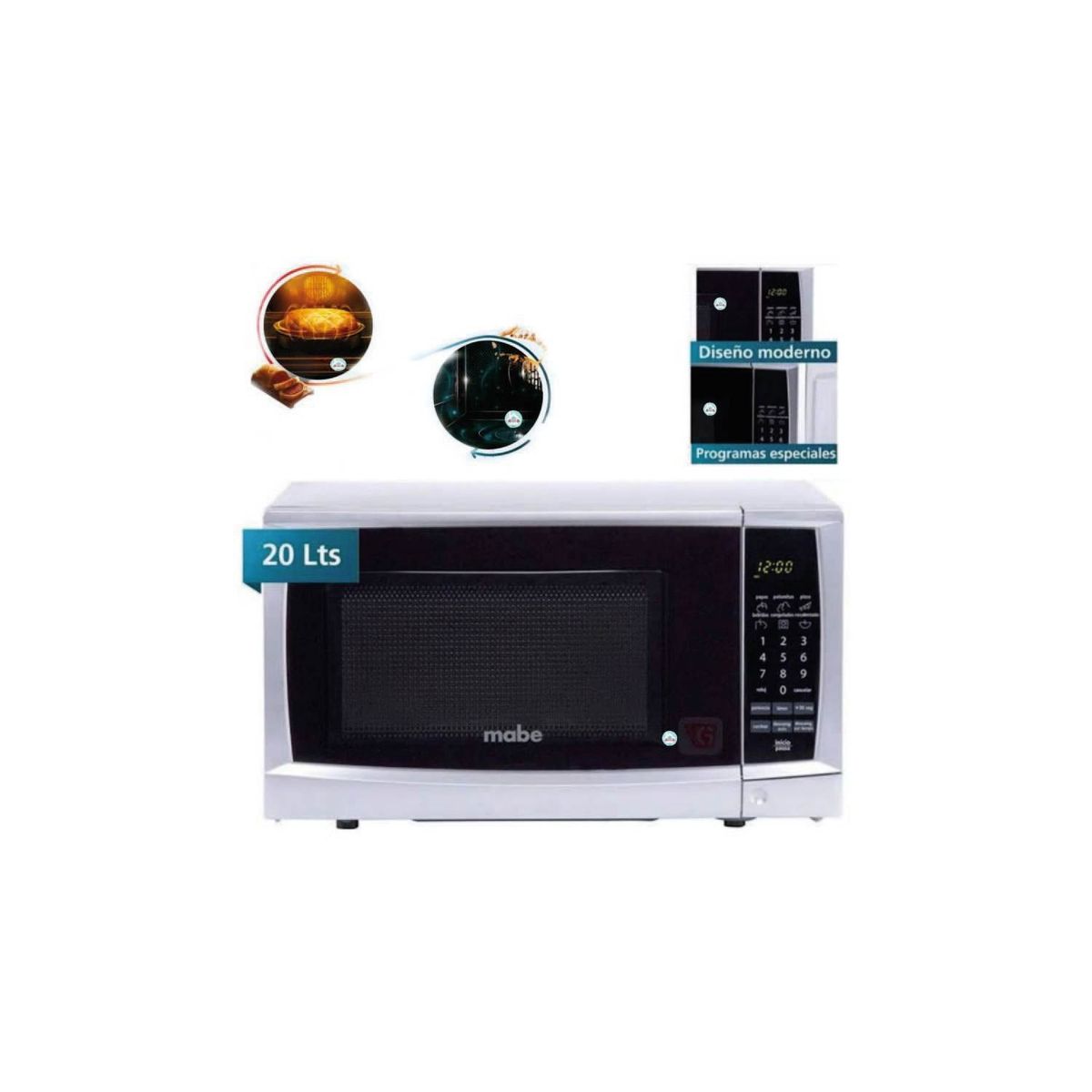MABE - Horno Microonda MABE De 20 LT HMM20PEG