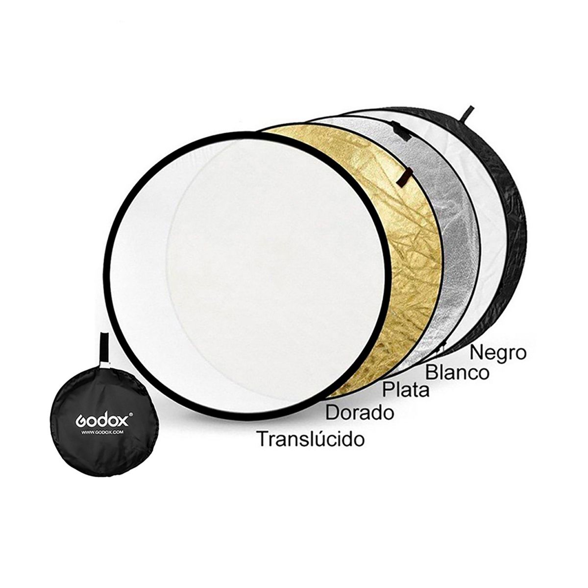GODOX - Rebotador Godox 5 en 1 de 110cm