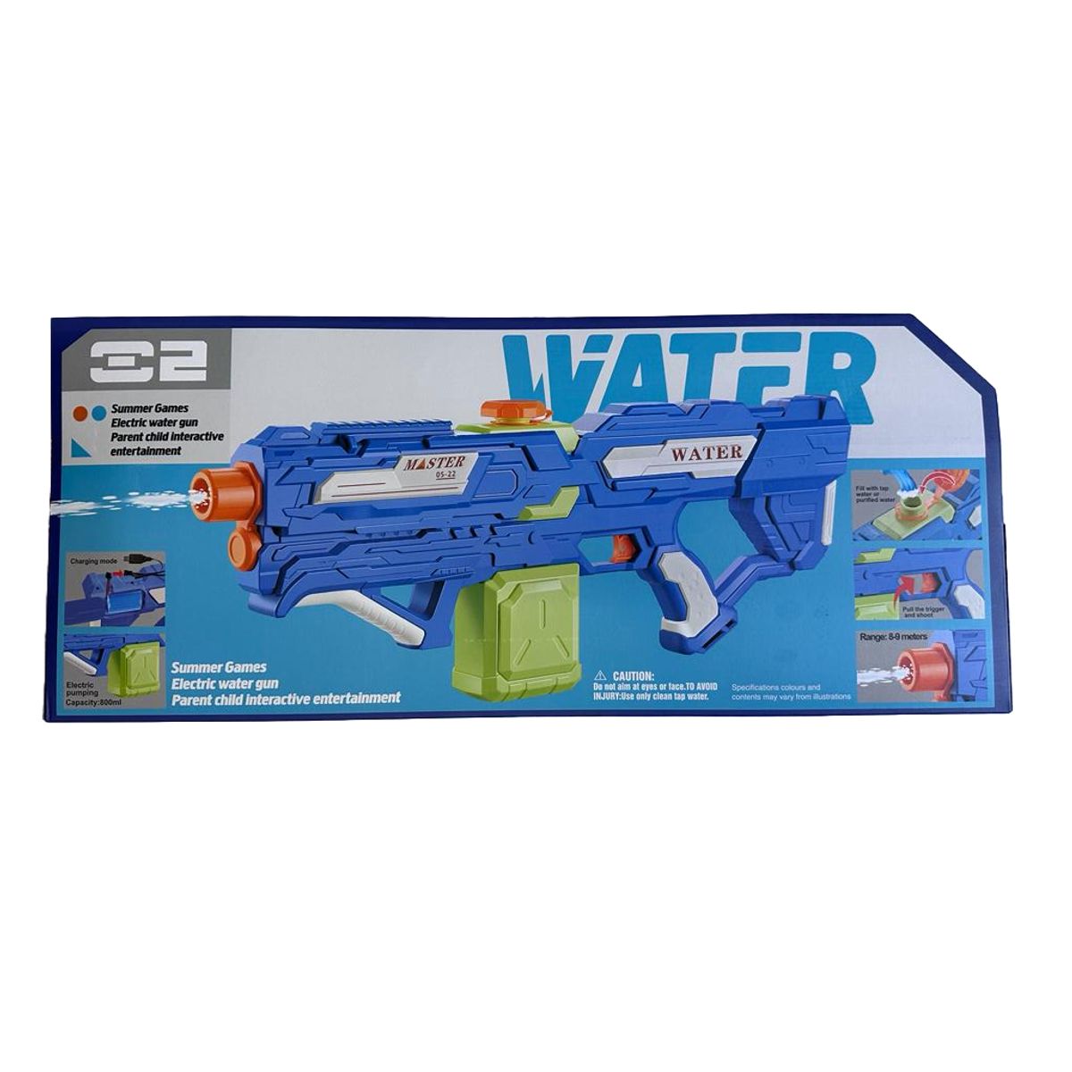 INSPIRA MARKET - Pistola de agua alta presión batería recargable