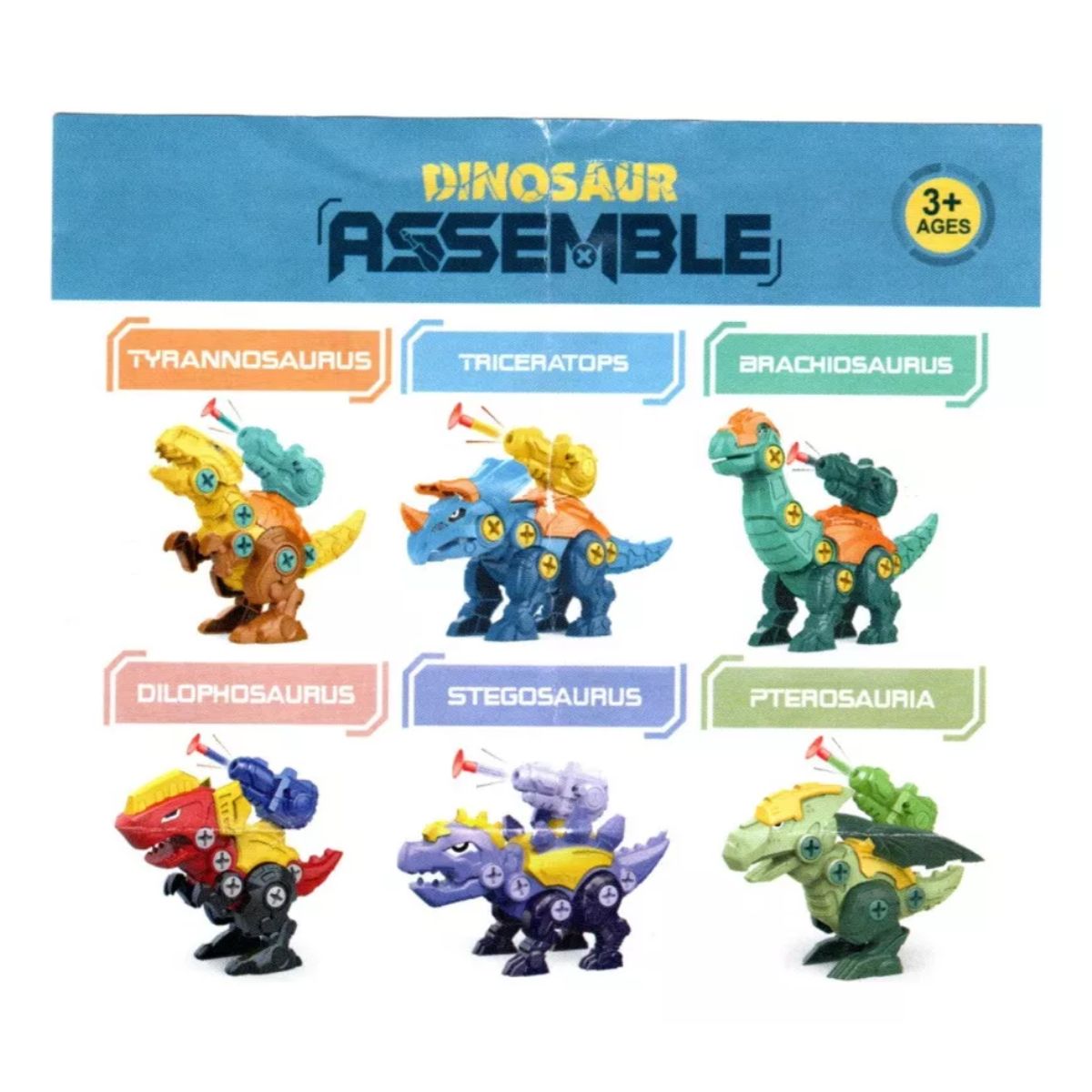 INSPIRA MARKET - Huevo de Dinosaurio Armable Juguete Sorpresa