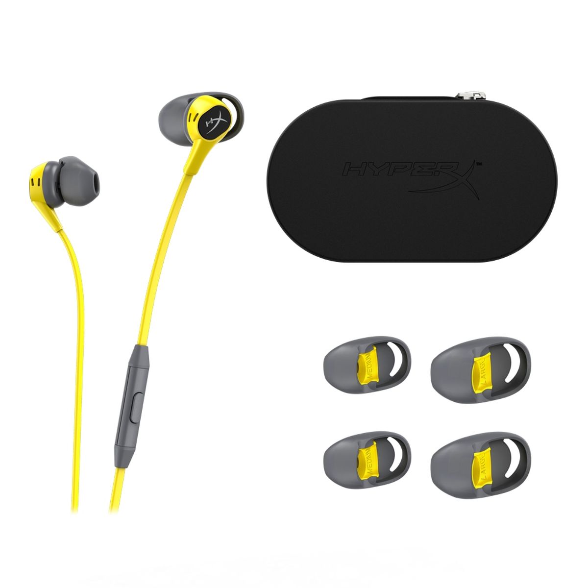 HYPERX - AUDIFONO HYPERX CLOUD EARBUDS AMARILLO HEPE1-MA-YLG