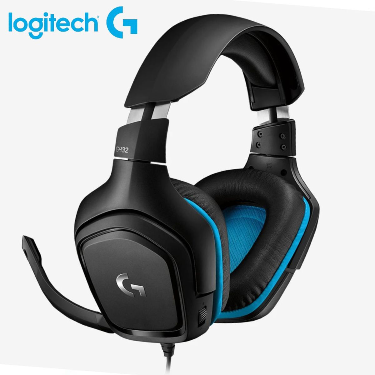 LOGITECH - AUDIFONO LOGITECH G432 BLACK GAMING 7.1 (981-000769)