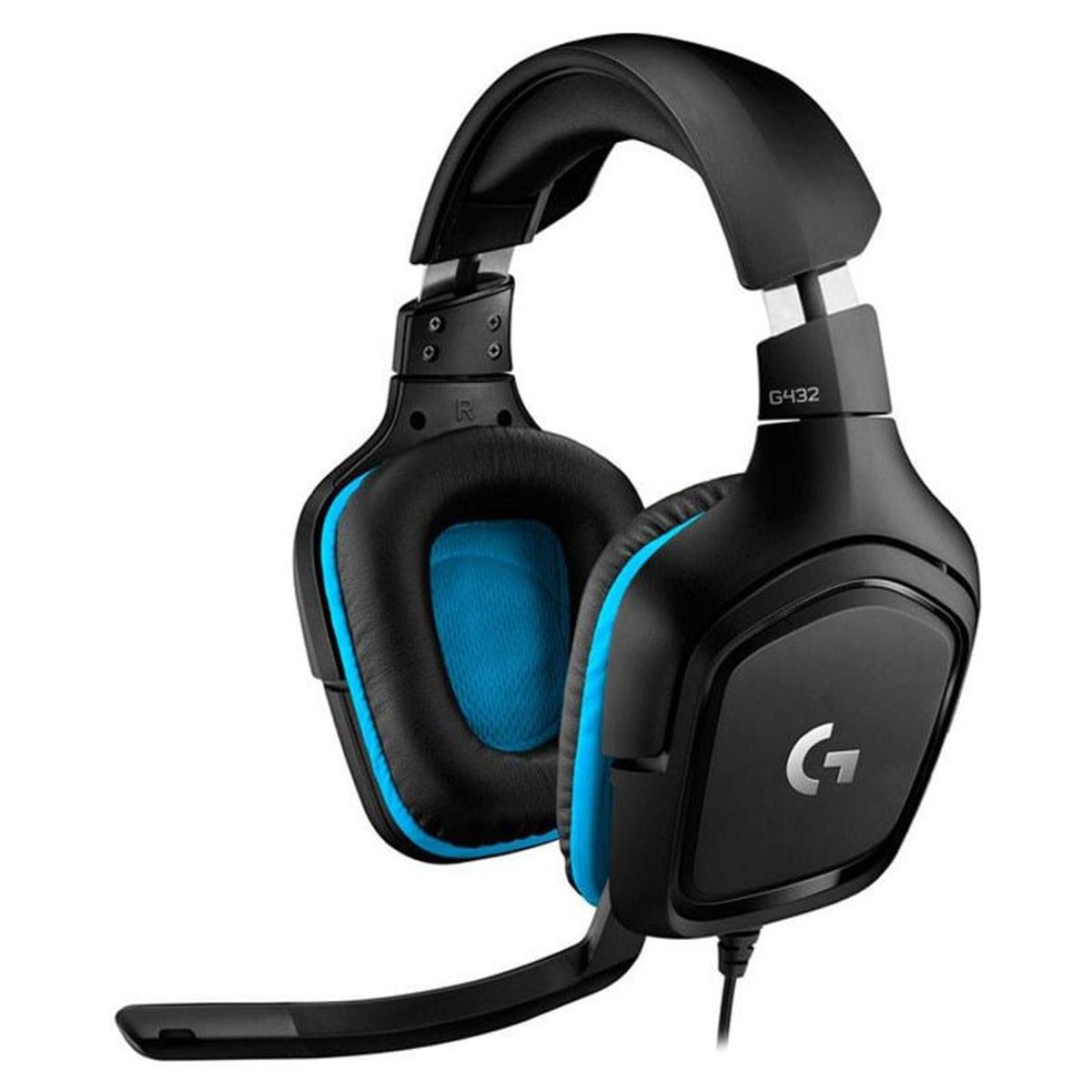 LOGITECH - AUDIFONO LOGITECH G432 BLACK GAMING 7.1 (981-000769)