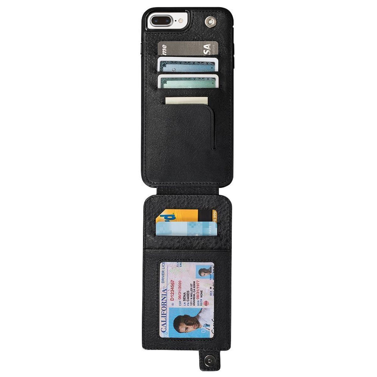 TARGUS - Targus SENA Case iPhone 7 8 PLUS WALLETSKIN Negro - SFD309AMUS