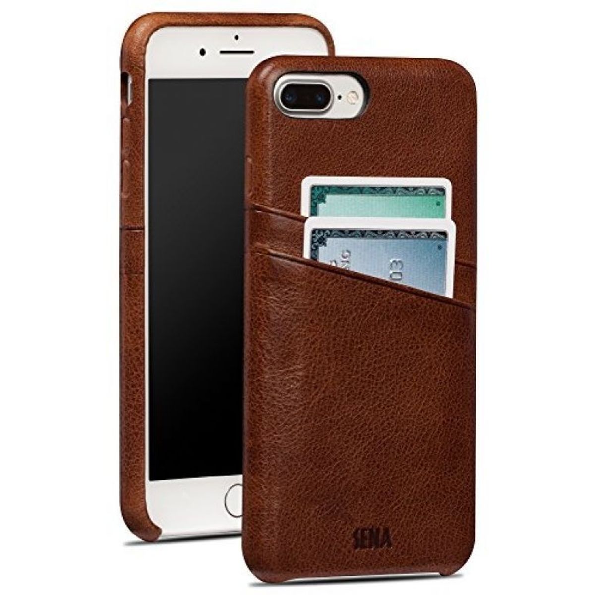 TARGUS - Targus SENA Case iPhone 7 8 PLUS SNAPON WALLET COGNAC - SFD28506ALUS