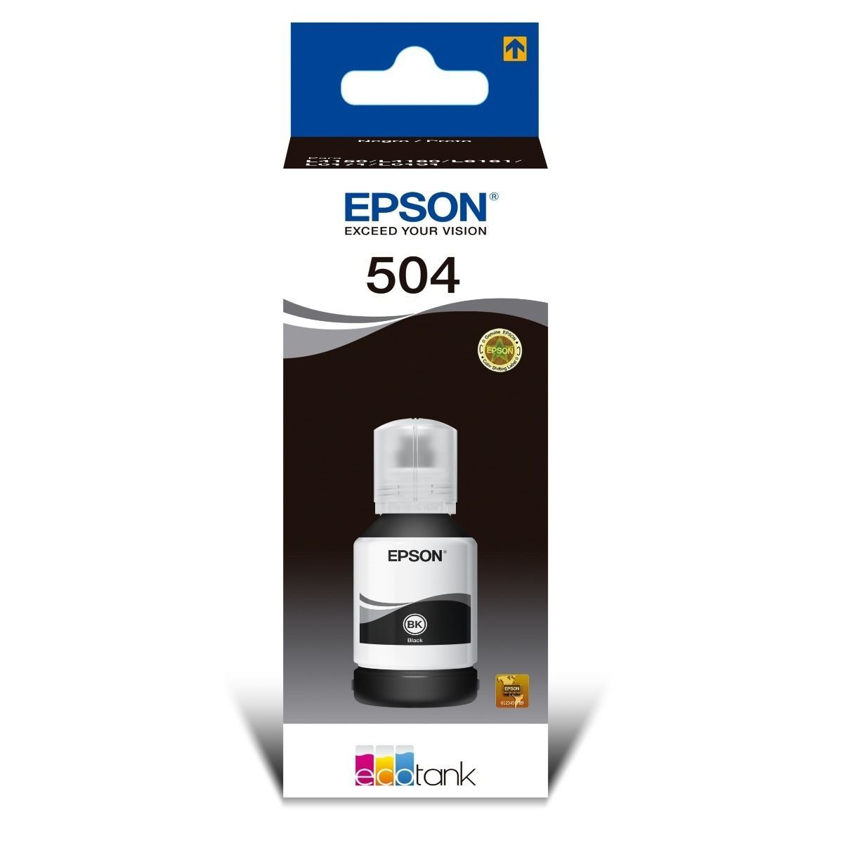 EPSON - Epson Botella de tinta T504 Negro Black - T504120-AL