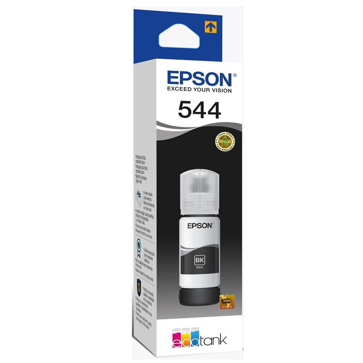 EPSON - Epson Botella de tinta Negro T544 Negro - T544120-AL