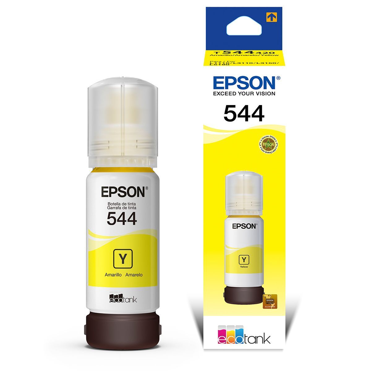 EPSON - Epson Botella de tinta Amarillo T544 Yellow - T544420-AL