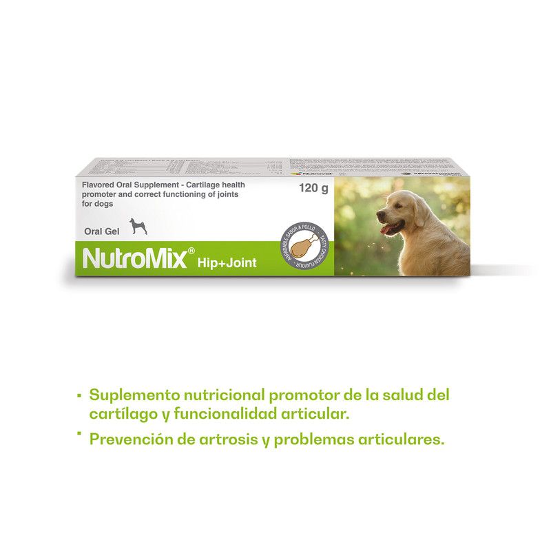 NUTROMIX - VITAMINA SUPLEMENTO PARA PERROS NUTROMIX HIP + JOINT X 120 G