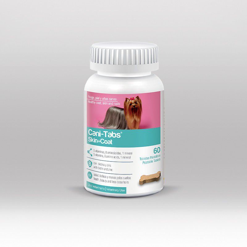 CANI TABS - VITAMINA SUPLEMENTO PARA PERROS SKIN + COAT X 60 TAB