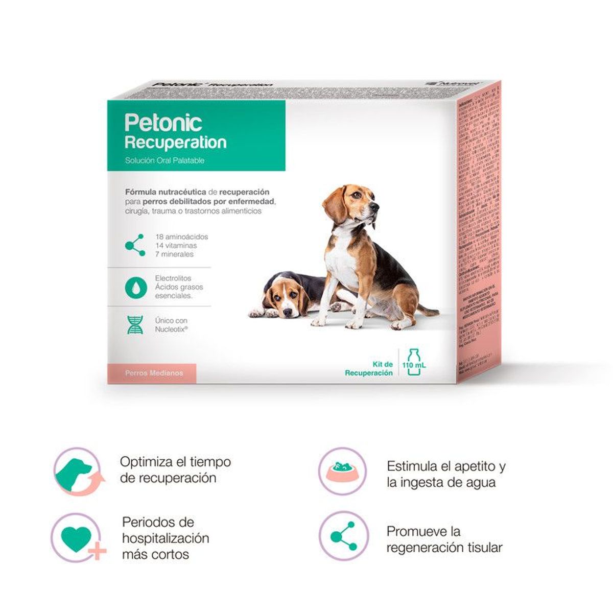 PETONIC - SUPLEMENTO PARA PERROS PETONIC RECUPERATION X 110 ML