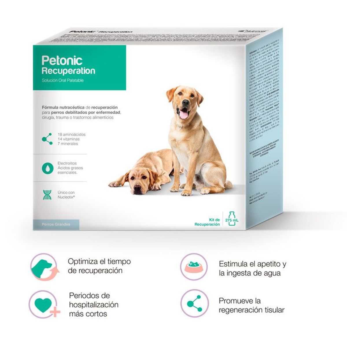 PETONIC - SUPLEMENTO PARA PERROS PETONIC RECUPERATION X 275 ML