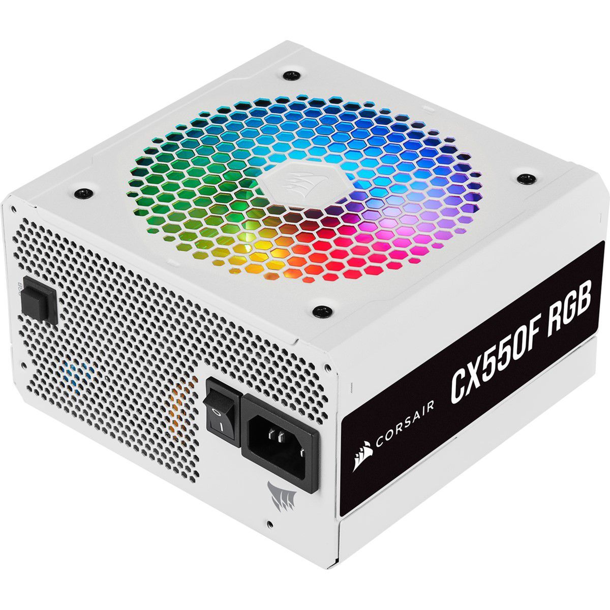 CORSAIR - Corsair Fuente RGB CX 550W 80 Plus Bronce Modular White CP-9020225-NA