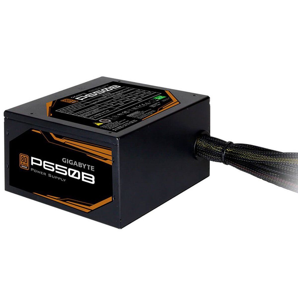 GIGABYTE - Gigabyte Fuente 650W ATX 80 Plus Bronze 100V 240VAC - GP-P650B