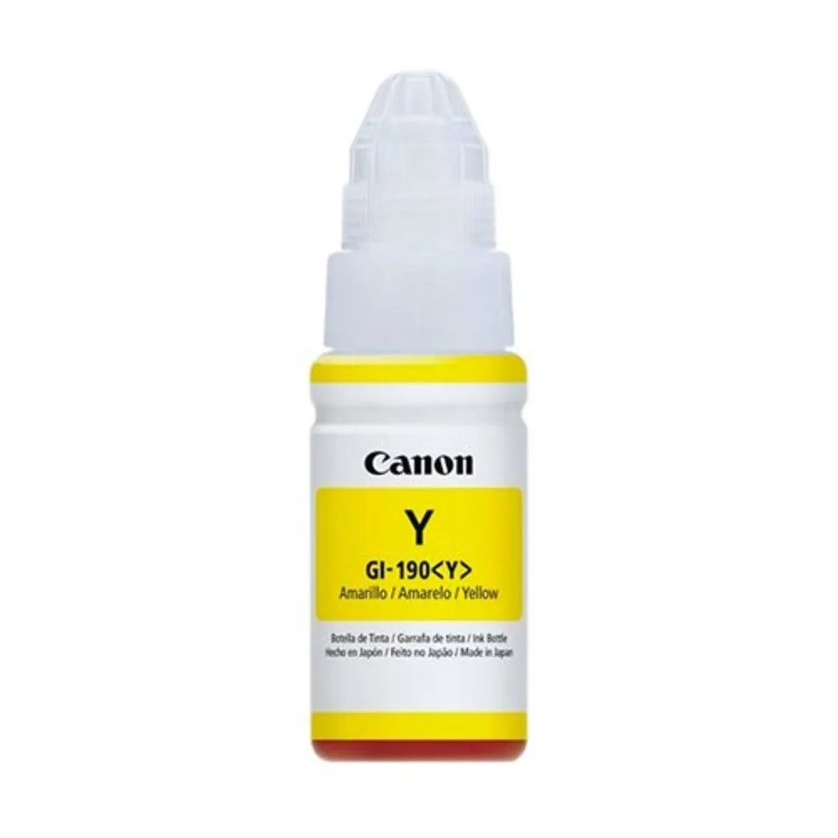 CANON - Canon Botella Tinta GI-190Y Amarillo 70ml G1100 G2100 G3100 0670C001AA