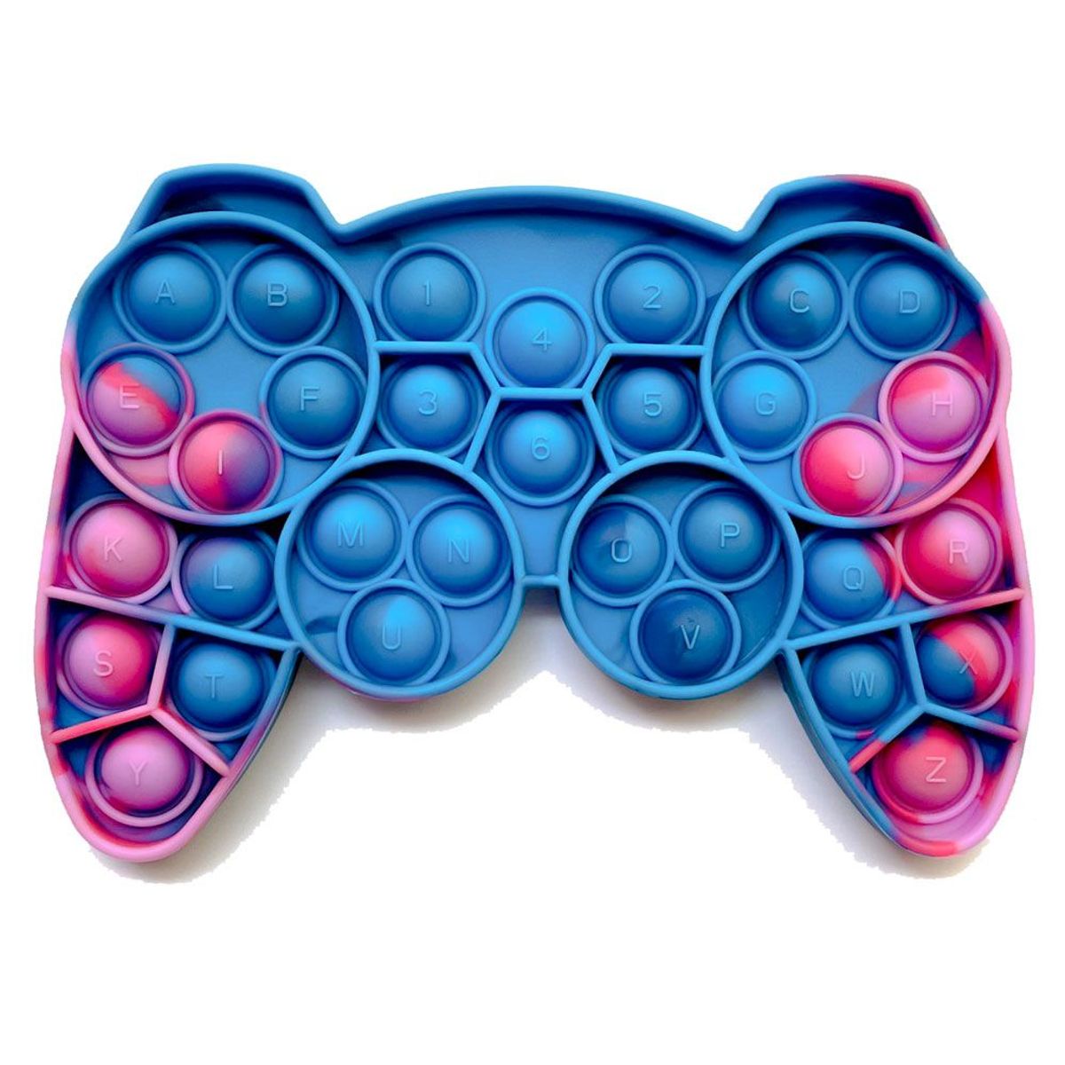 MEGIMPERU - Juguete Pop It Sensorial Antiestrés Mando Gamer Az