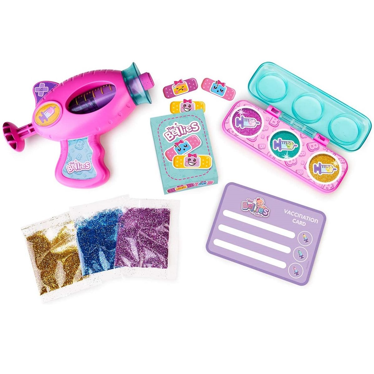 THE BELLIES - The Bellies - Kit de Vacunitas Glitter para Muñecas Bellies