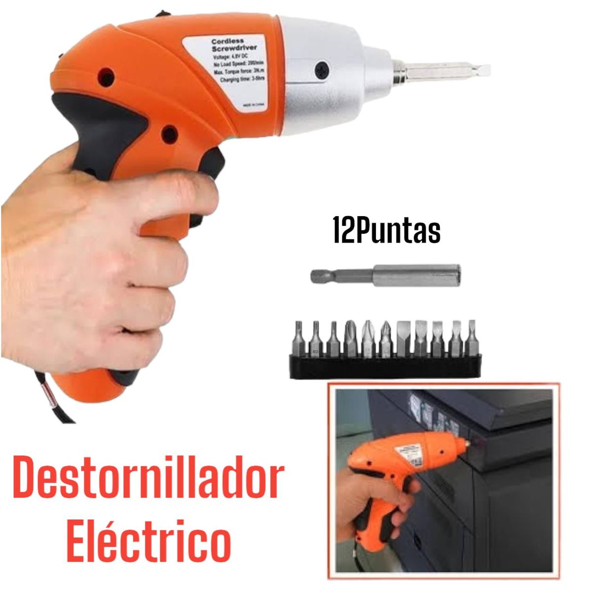 OEM - Destornillador Eléctricas Inalámbricas Liduo de 13 piezas