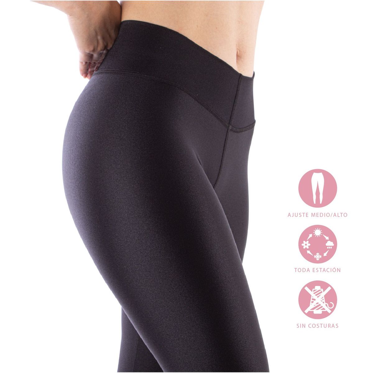 SOLO LEGGINGS - Leggins Gloss - Negro - Verano