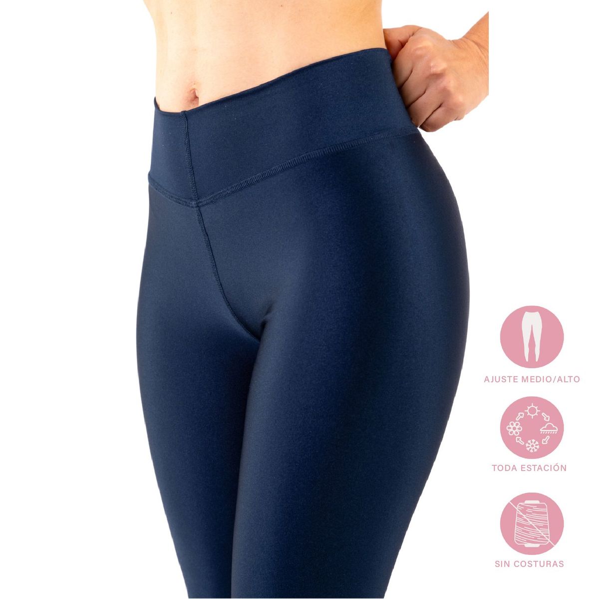SOLO LEGGINGS - Leggins Gloss - Azul Navy - Verano