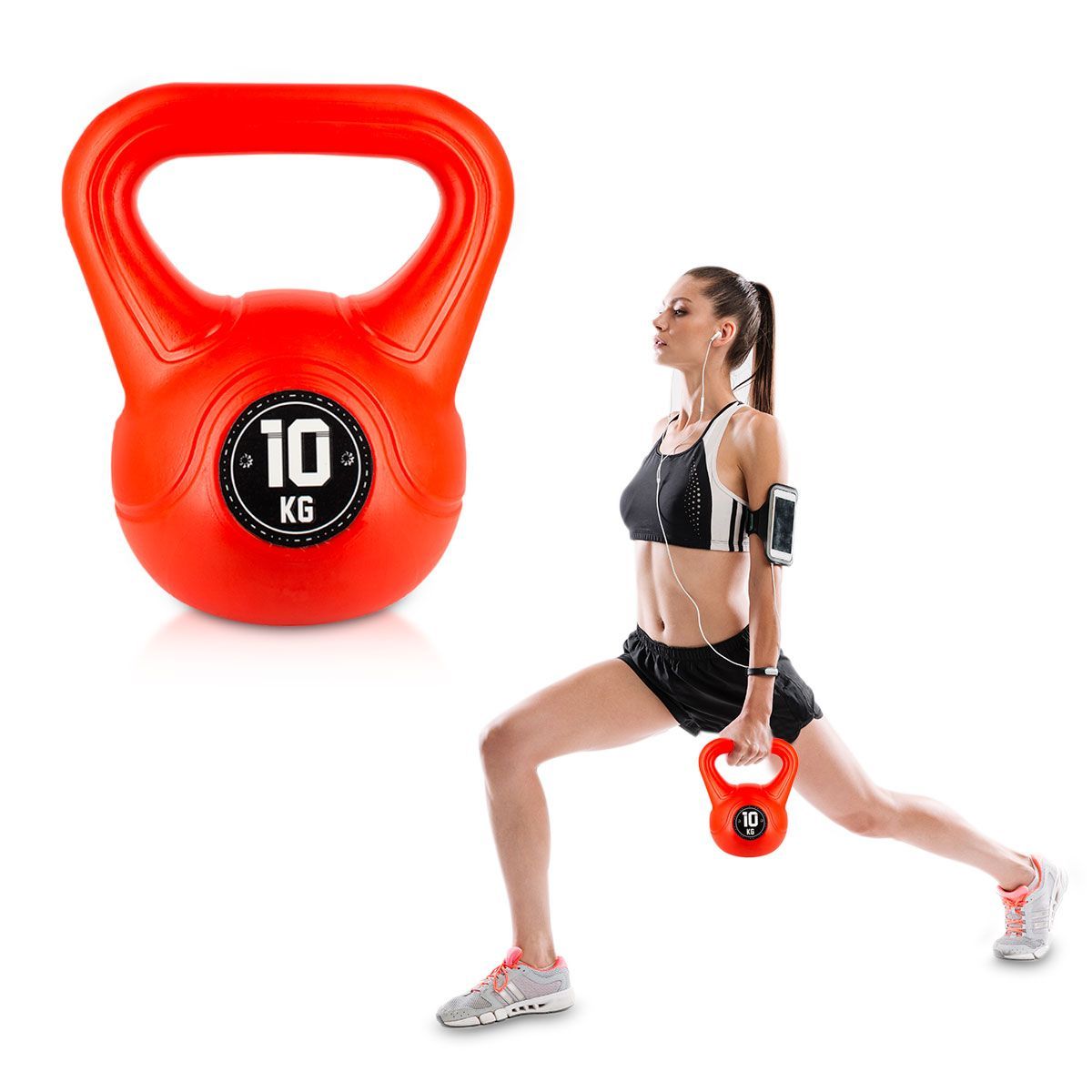 GENERICO - PESA RUSA DE PVC ROJO 10KG