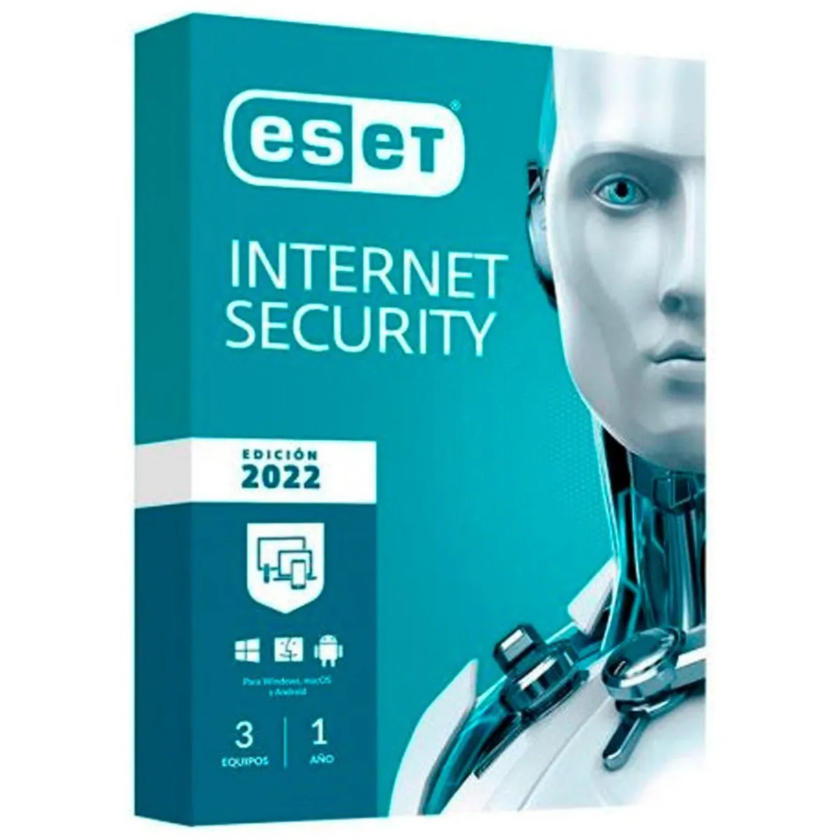 ESET NOD32 - ANTIVIRUS ESET NOD 32 INTERNET SECURITY 12M  3PC