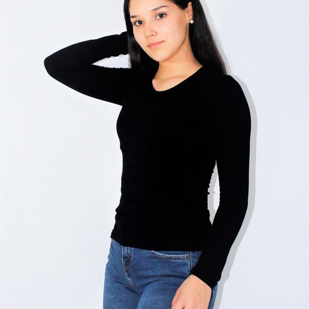 PYT - Polo Algodón Lycra Manga Larga Mujer.-