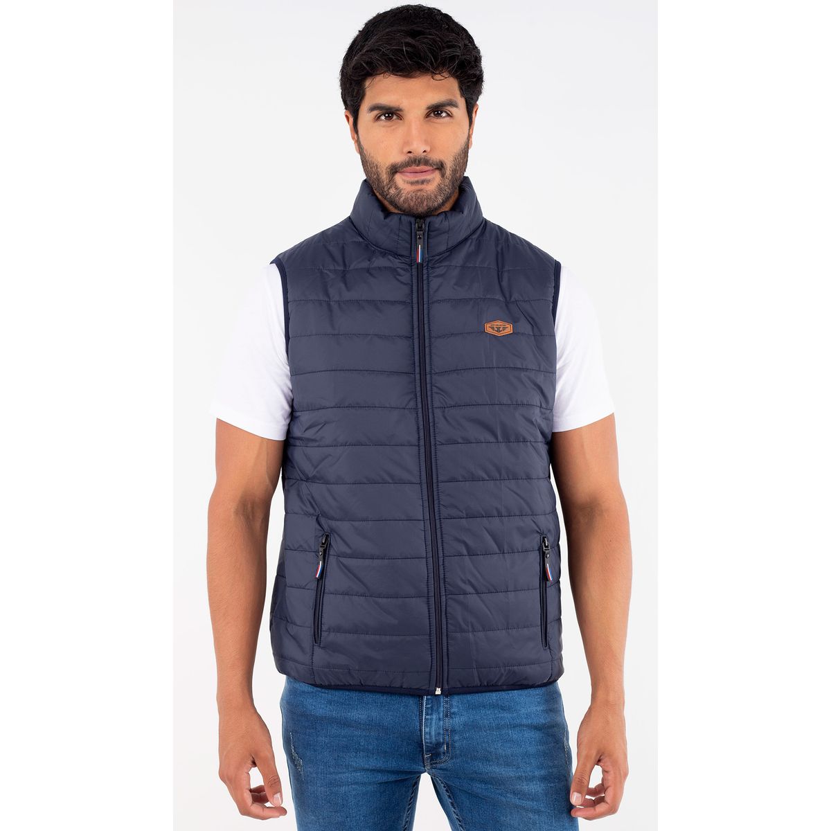 JUSTO - CHALECO AZUL  ACOLCHADO -CABALLERO