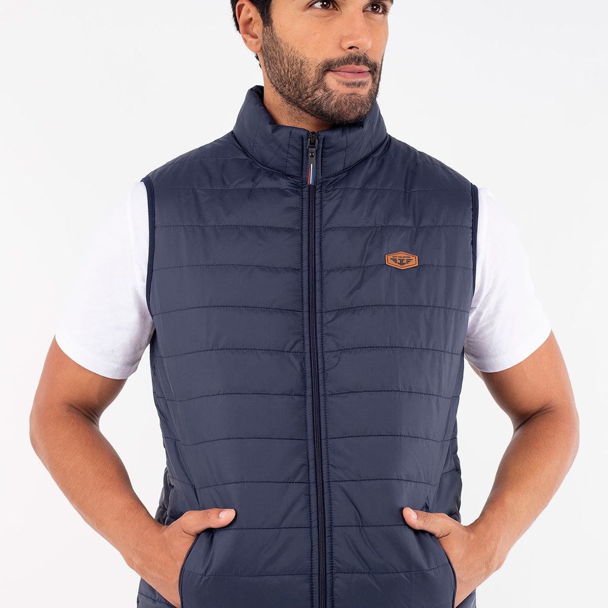 JUSTO - CHALECO AZUL  ACOLCHADO -CABALLERO