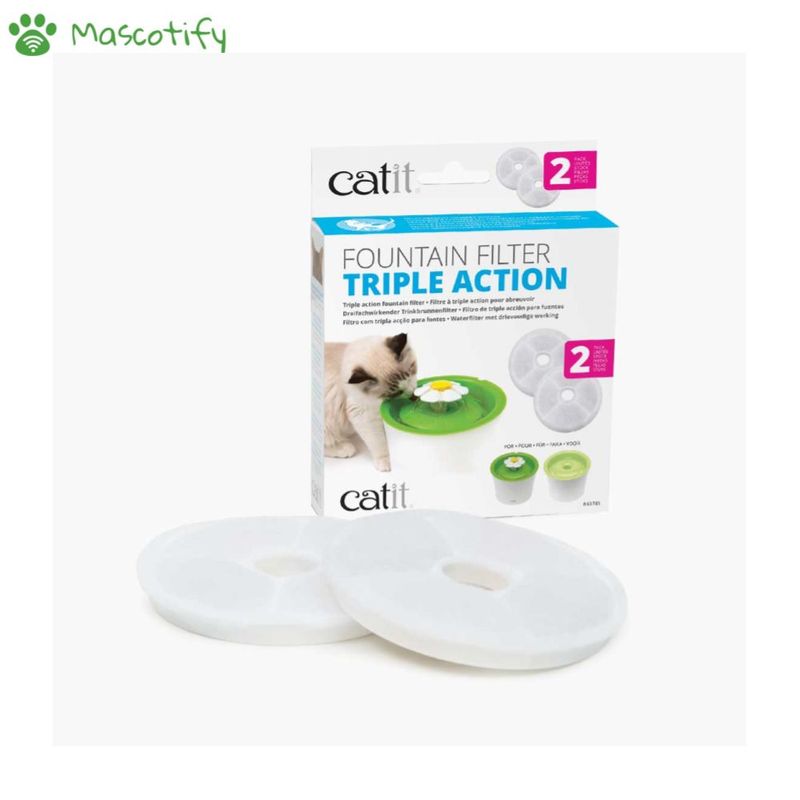 CATIT - Repuesto De Filtro Para Flower Fountain Catit
