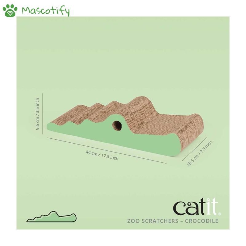 CATIT - Rascador Para Gatos Catit Zoo Cocodrilo Catit