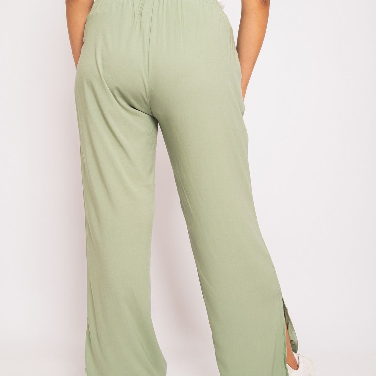 PYT - Pantalón con Abertura Chalis Mujer