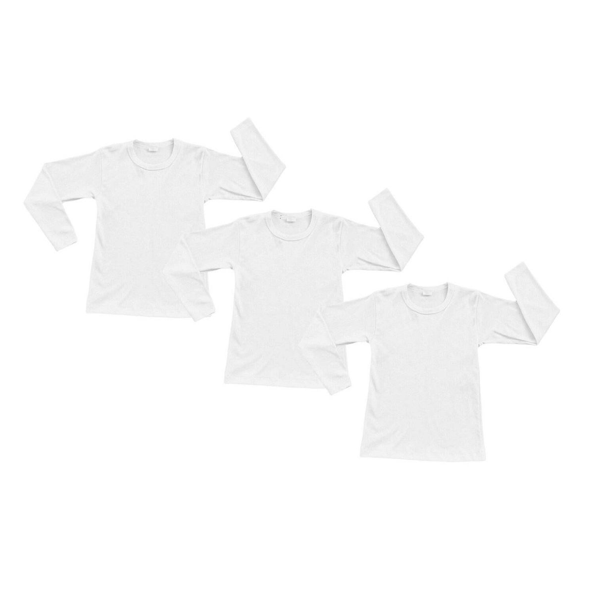 PEYITO - Polo manga larga niños unisex pack x3